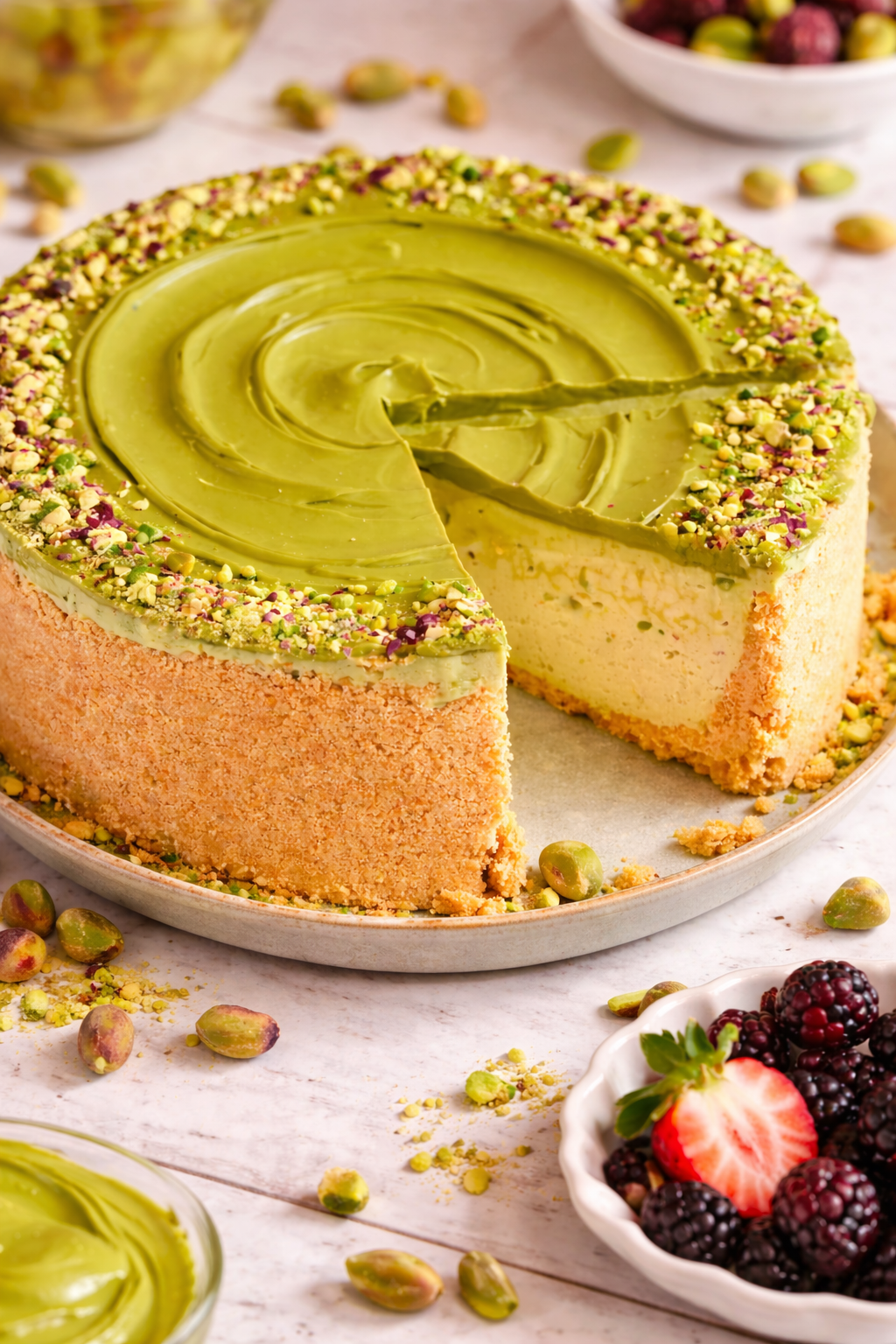 Pistachio Cheesecake 1 Pistacio cheesecake brighton, neeko