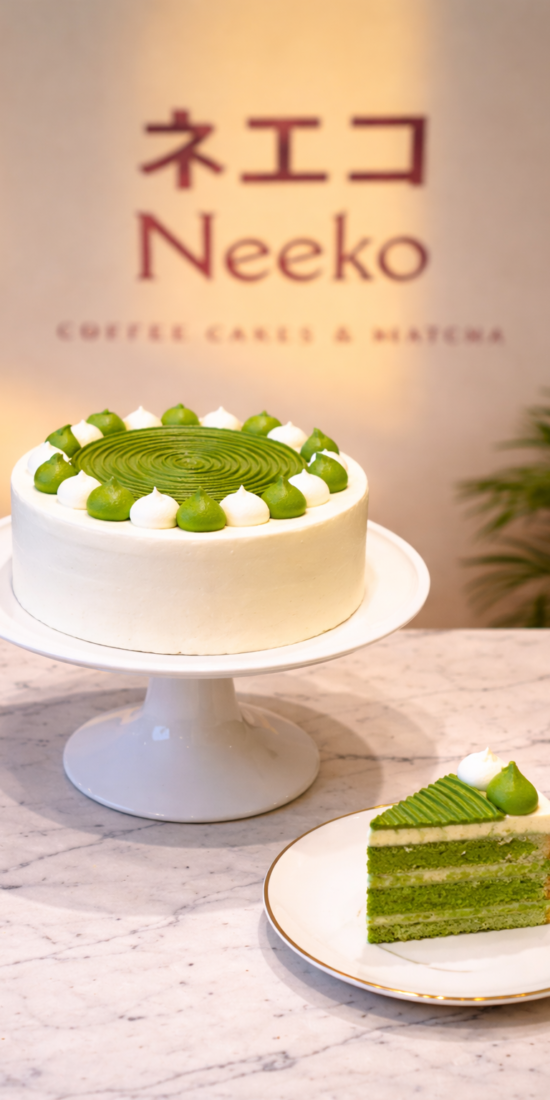 Matcha shortcake